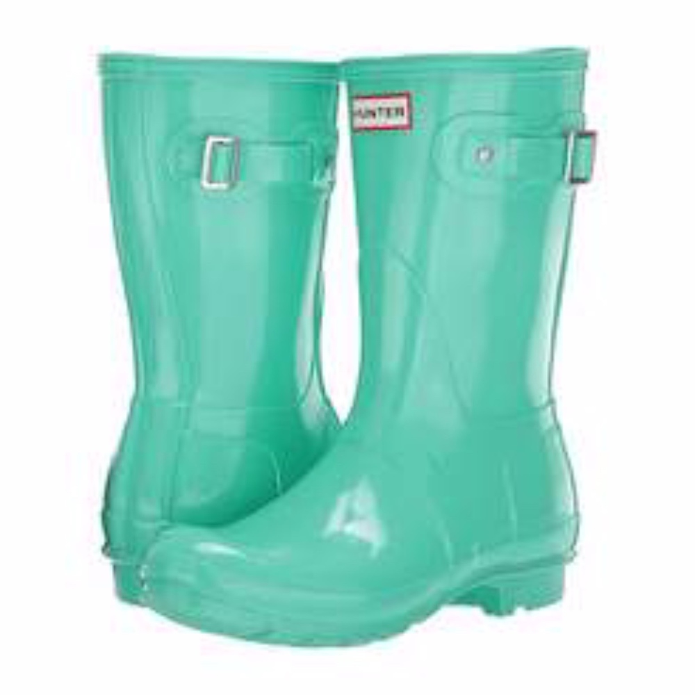 Green Hunter Short Rainboots size 7